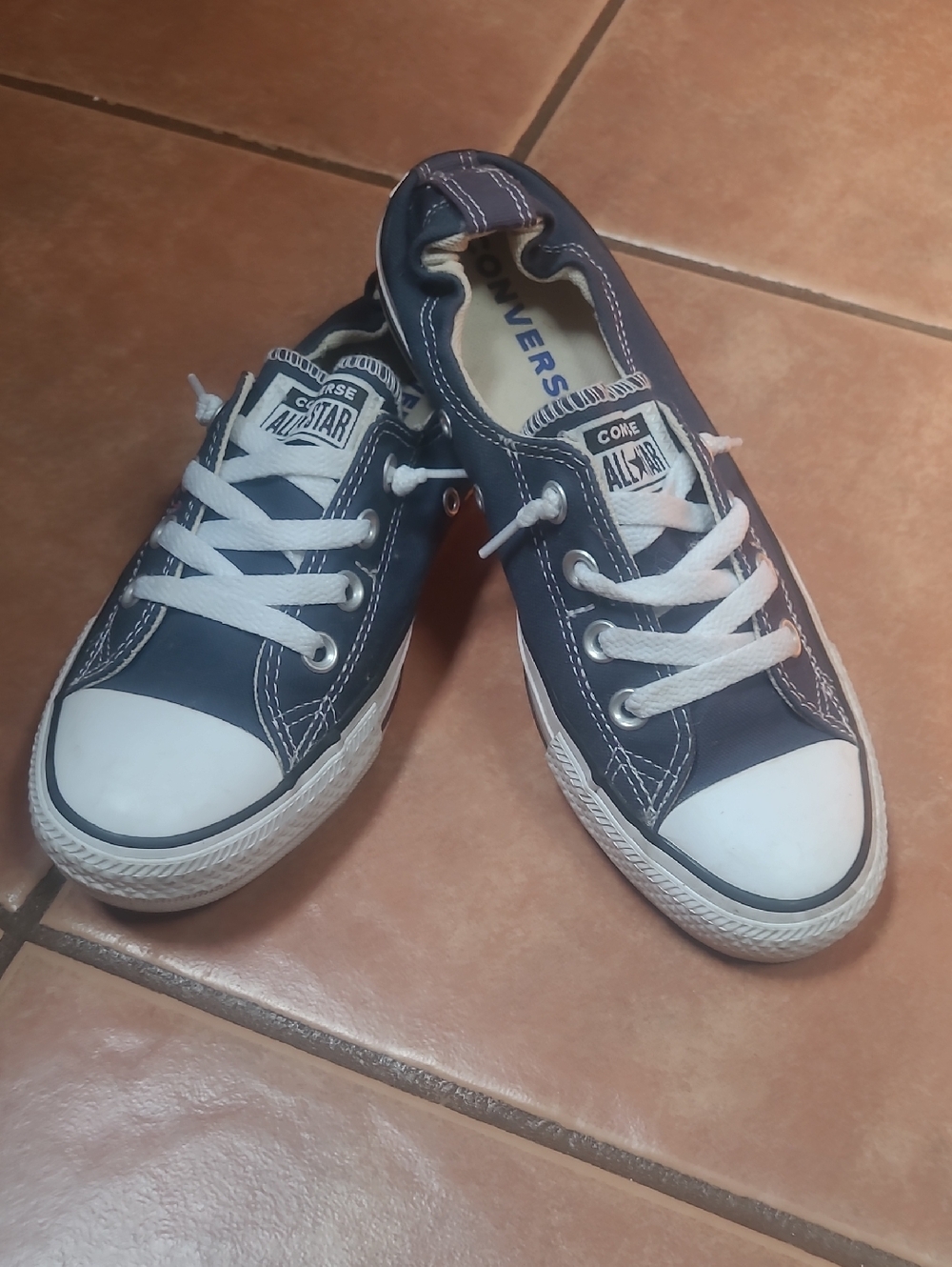 Converse Women's Shoreline Navy Canvas Sneakers